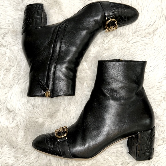 Salvatore Ferragamo Shoes - Salvatore Ferragamo Leather Boots